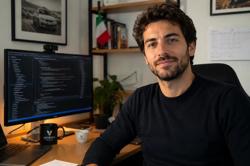 Matteo Ferraro, Founder & Developer di Vetrina Photo